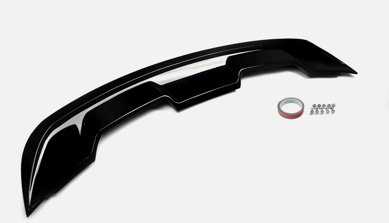 2015-2022 Ford Mustang S550 GT Style Rear Trunk Spoiler Glossy Black