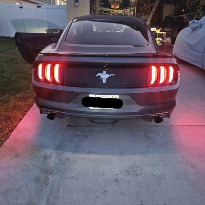 2015-2023 Ford Mustang Euro Clear LED Sequential Tube Brake Lights