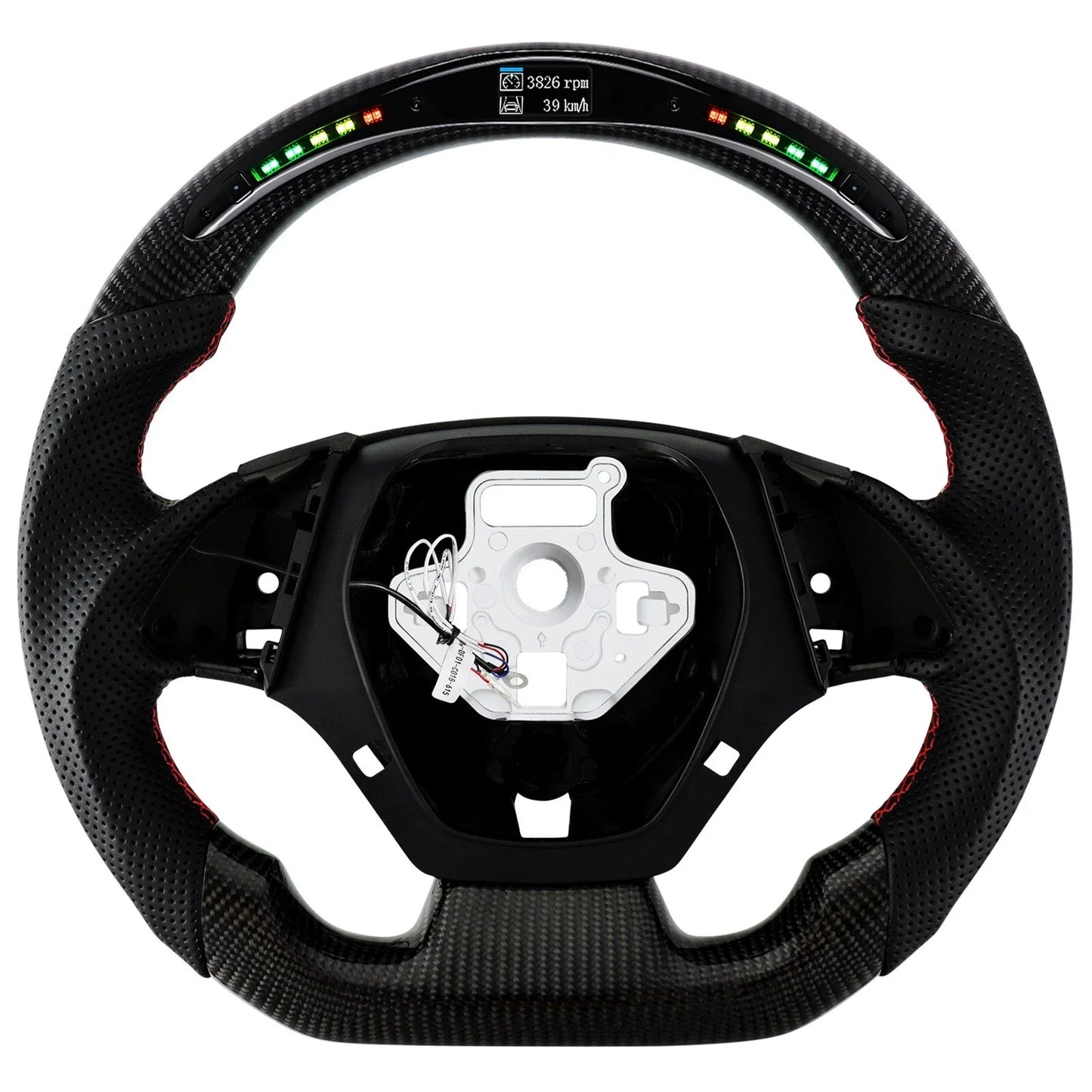 Chevrolet Camaro 2016-2020 Dry Carbon Fiber Steering Wheel With Custom Light And Display
