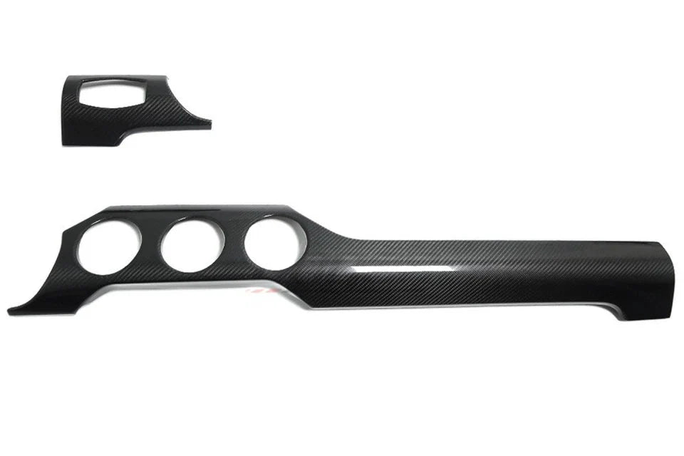 Real Carbon Center Console Dashboard Panel Strip For Ford Mustang 2015-2023