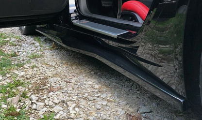 Corvette C7 2014-2019 Gloss Black Side Skirts Z06 Style
